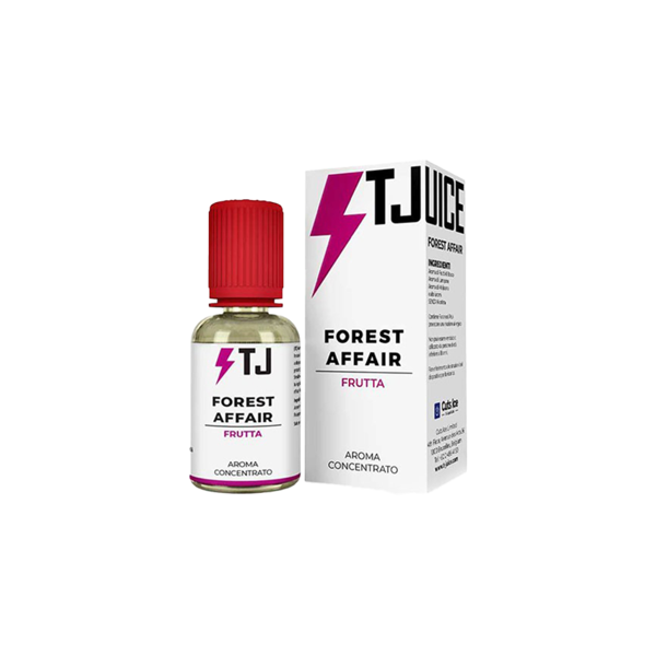 t-juice forest affair aroma concentrato 30ml frutti di bosco prugne vaniglia spezie