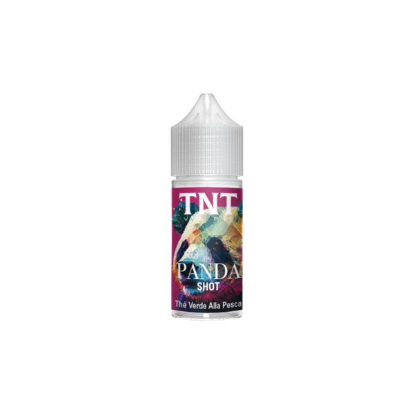 tnt vape panda animals liquido shot 25ml the verde pesca