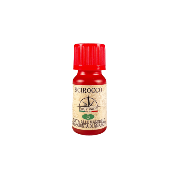 easy vape scirocco n.5 aroma concentrato 10ml torta di mandorle amaretto