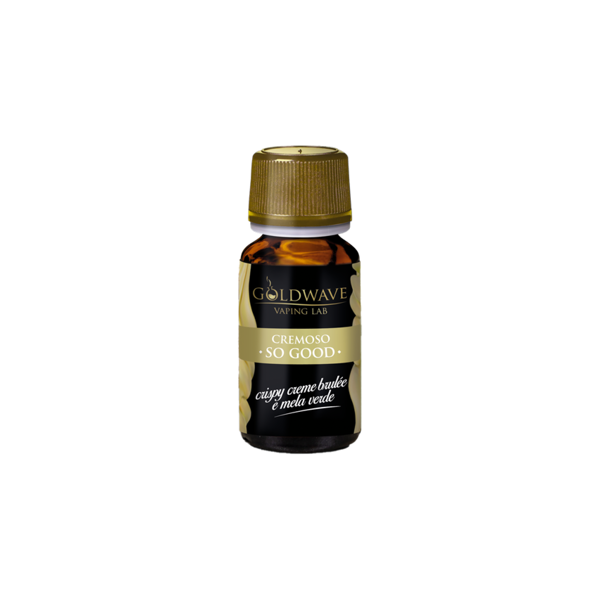 goldwave so good aroma concentrato 10ml crostatina creme brulèe mela cereali