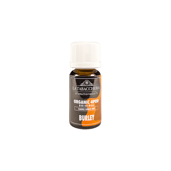 la tabaccheria burley organic 4pod single leaf aroma concentrato 10ml tabacco