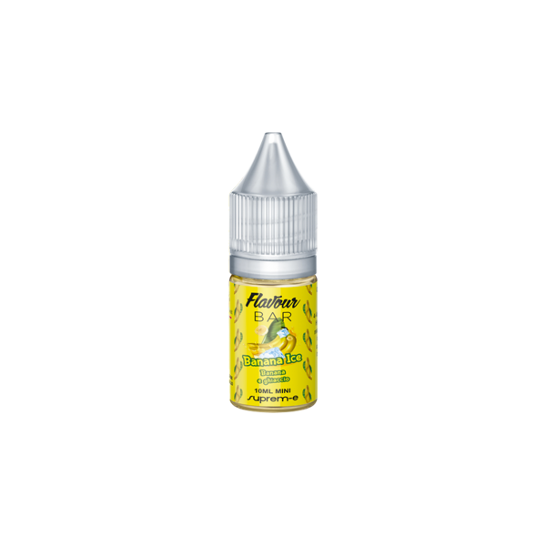 suprem-e banana ice flavour bar aroma mini shot 10ml banana ghiaccio