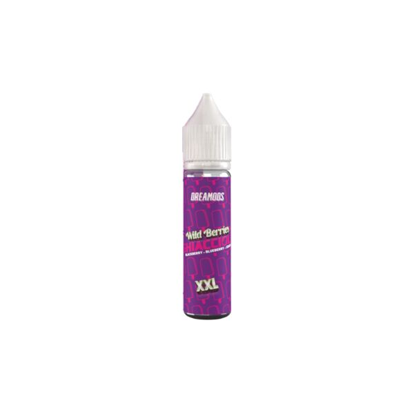 dreamods wild berries ghiaccioli xxl liquido shot 20ml mora mirtillo uva