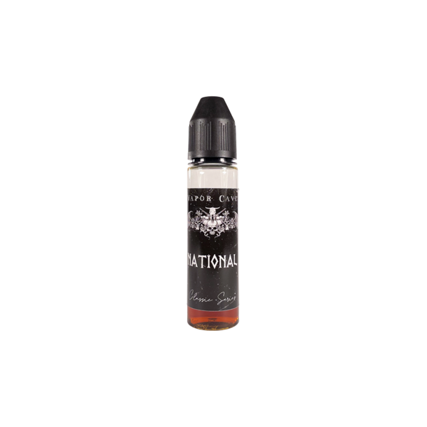 vapor cave national liquido shot 20ml tabacco