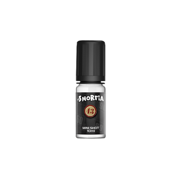 king liquid fine stock - la smorfia n. 43 aroma mini shot 10ml tiramisù fragola