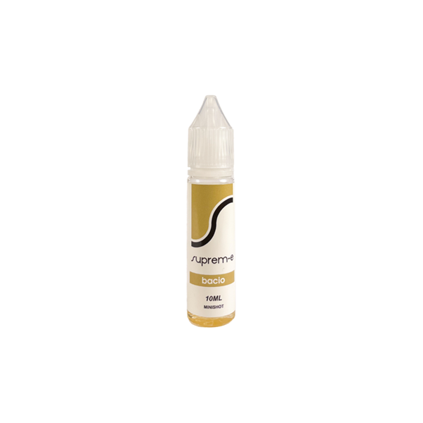 suprem-e bacio black line aroma mini shot 10ml cioccolato nocciola