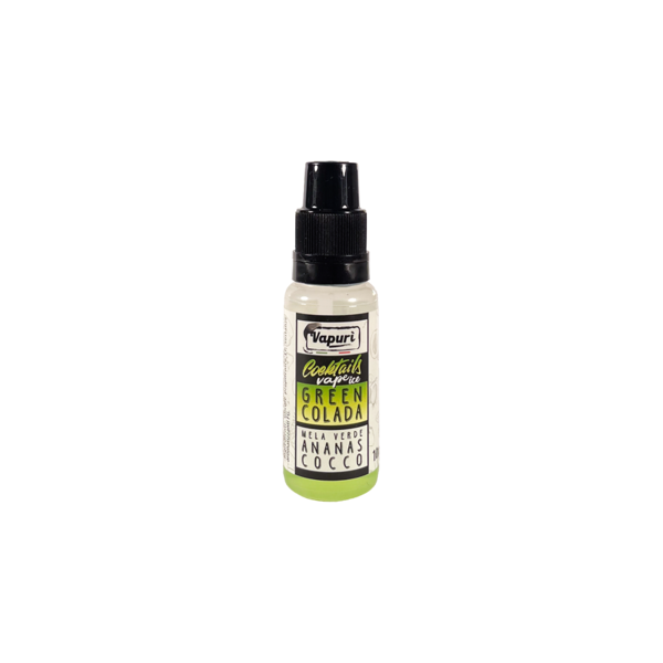 vapurì green colada cocktails aroma mini shot 10ml mela verde ananas cocco