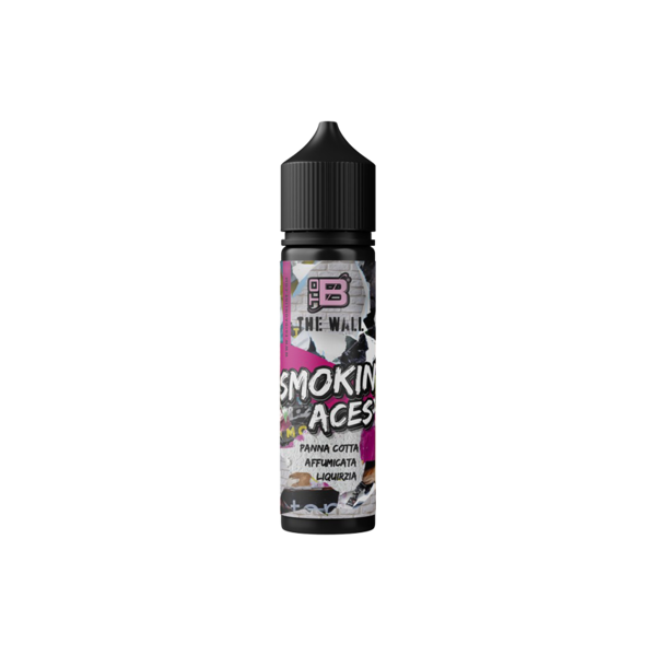 tob smokin' aces the wall liquido shot 20ml panna cotta affumicata liquirizia