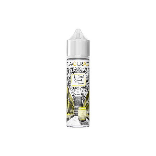 flavourage the secret barrel banana liquido shot 20ml tabacco ry4 butterscotch banana