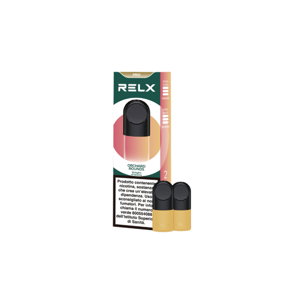 relx orchard rounds pod pro cartucce precaricate 1,8ml - 2 pezzi