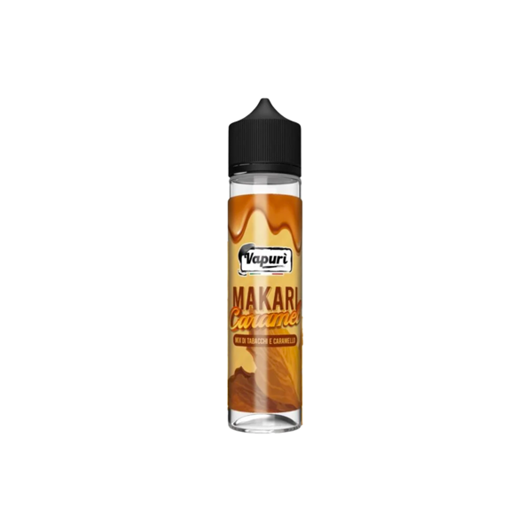 vapurì makari caramel liquido shot 20ml tabacco caramello