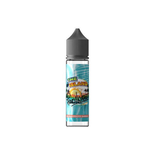 puff the island paolo noise ananas cocco banana liquido shot 20ml