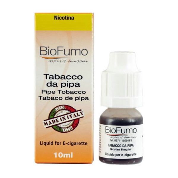 biofumo tabacco da pipa liquido pronto 10ml