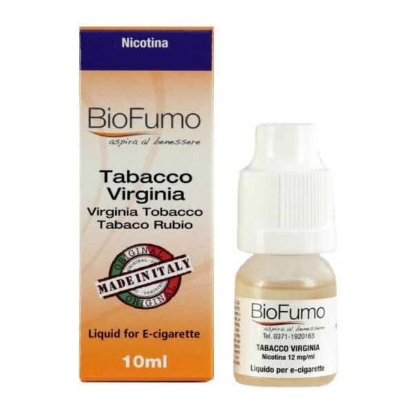 biofumo tabacco virginia liquido pronto 10ml