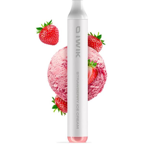 iwik strawberry ice cream 400mah sigaretta usa e getta 600 puff