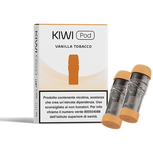 kiwi vapor vanilla tobacco kiwi pod resistenza precaricata per kiwi - 2 pezzi