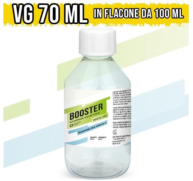 Must500 Glicerina Vegetale 70 Ml Base Neutra Booster 100% Vg Glicerolo In Flacone Da 100ml