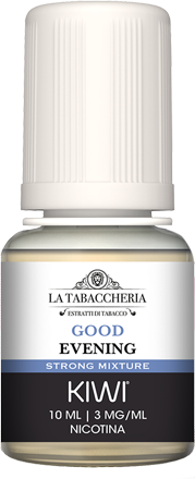 Kiwi Vapor Good Evening La Tabaccheria Liquido Pronto 10ml Tabacco