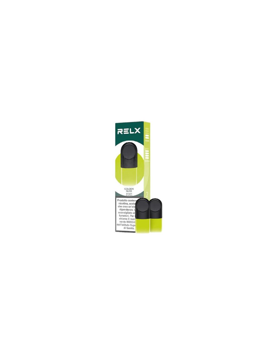 Relx Golden Slice Pod Pro Cartucce Precaricate 1,8ml - 2 Pezzi