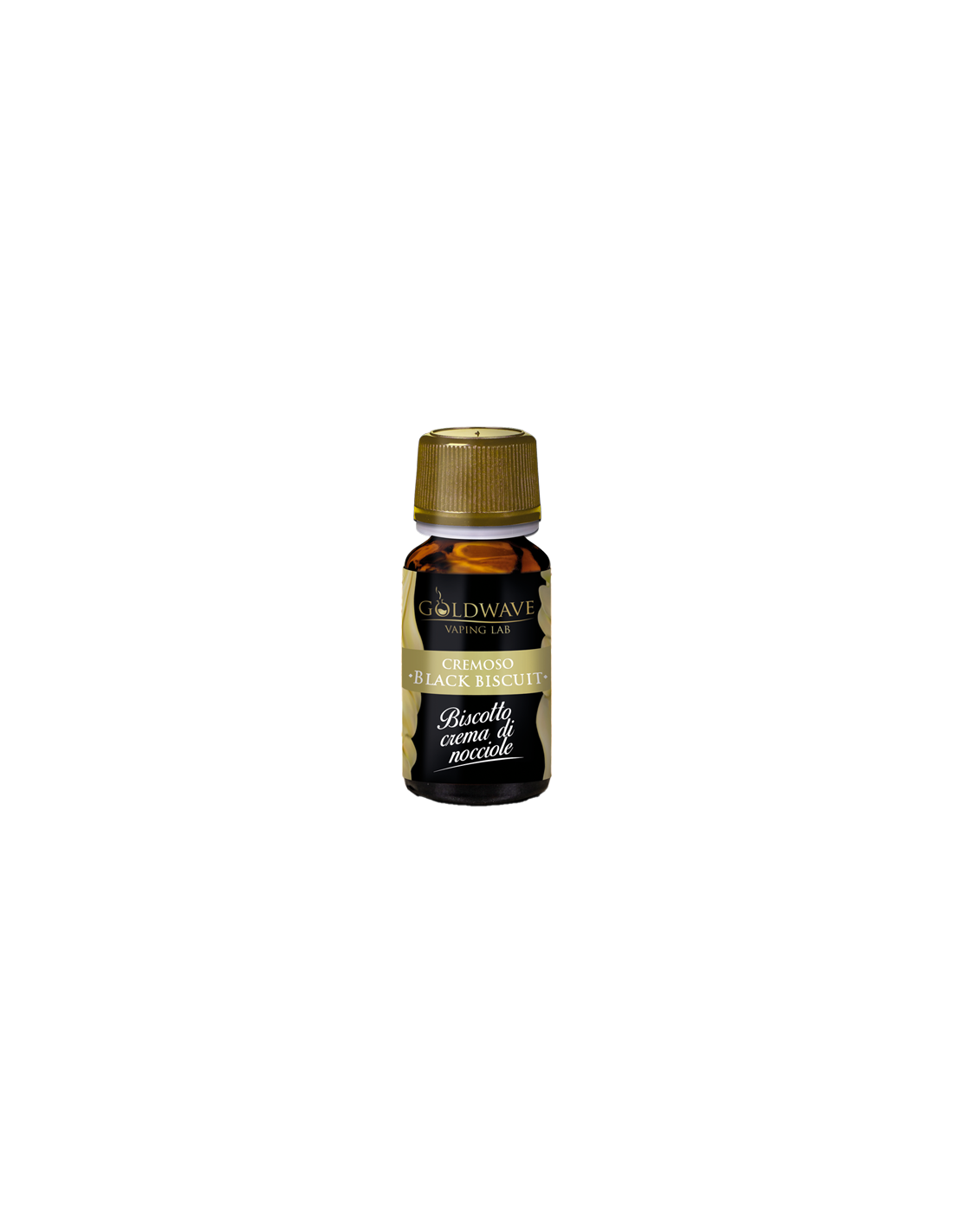 Goldwave Black Biscuit Aroma Concentrato 10ml Biscotto Crema Nocciola