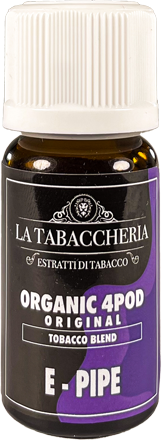 La Tabaccheria E-Pipe Organic 4pod Aroma Concentrato 10ml Tabacco