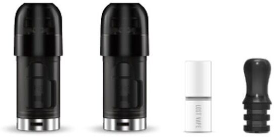 Lost Vape Nexus Pod Cartuccia Ricambio 2ml - 2 Pezzi + Drip Tip + Filtro Usa E Getta