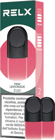 Relx Pink Lemonade Pod Pro Cartucce Precaricate 1,8ml - 2 Pezzi