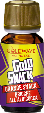 Goldwave Orange Snack Aroma Concentrato 10ml Brioche Pan Di Spagna Albicocca