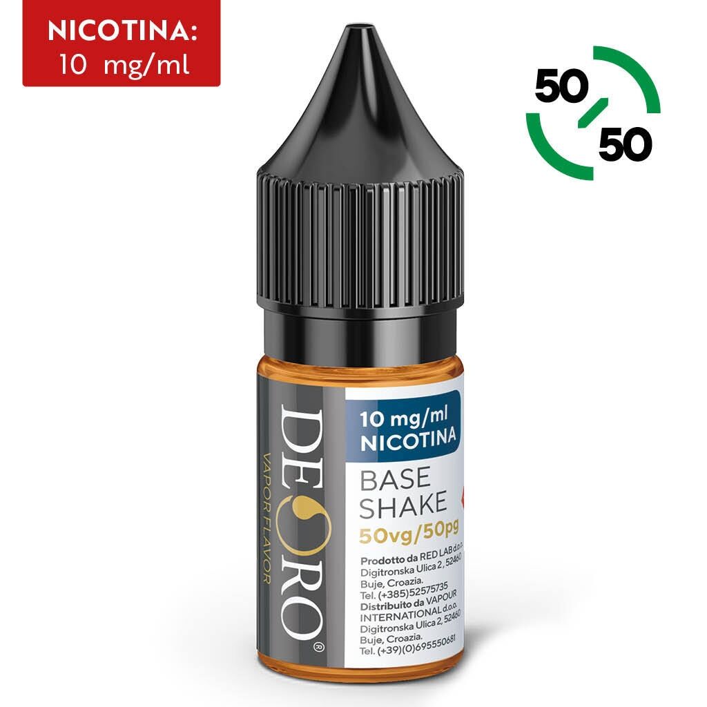 DEORO BASE 50/50 10 ML nicotina 10 per Sigaretta Elettronica