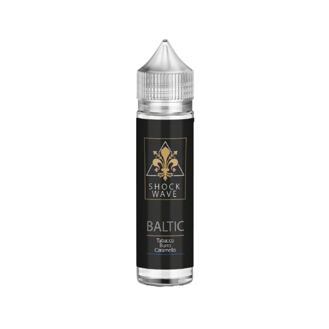 ANGOLO DELLA GUANCIA SHOCK WAVE BALTIC 20 ML SHOT Tabacco Burro Caramello