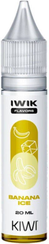 IWIK FLAVOURS KIWI BANANA ICE 20 ML SHOT Banana Ghiaccio