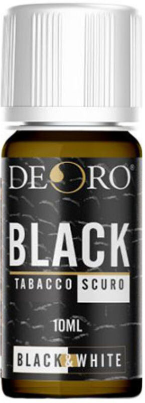 DEORO BLACK Aroma concentrato 10 ML Tabacco scuro Cioccolato