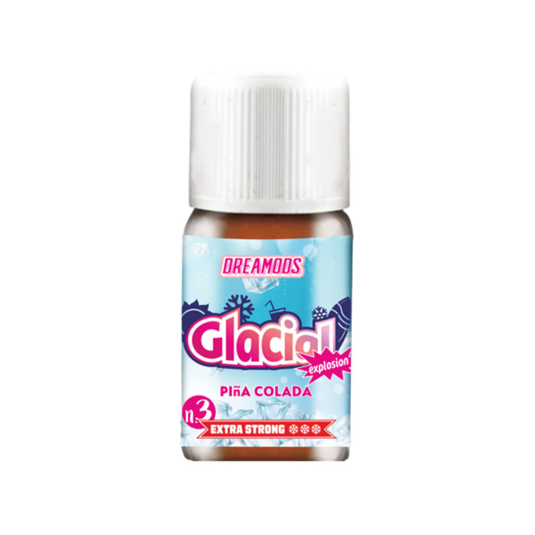 DREAMODS GLACIAL EXPLOSION No. 3 PINA COLADA EXTRA STRONG Aroma concentrato 10 ML Rhum Ananas Cocco Ghiaccio