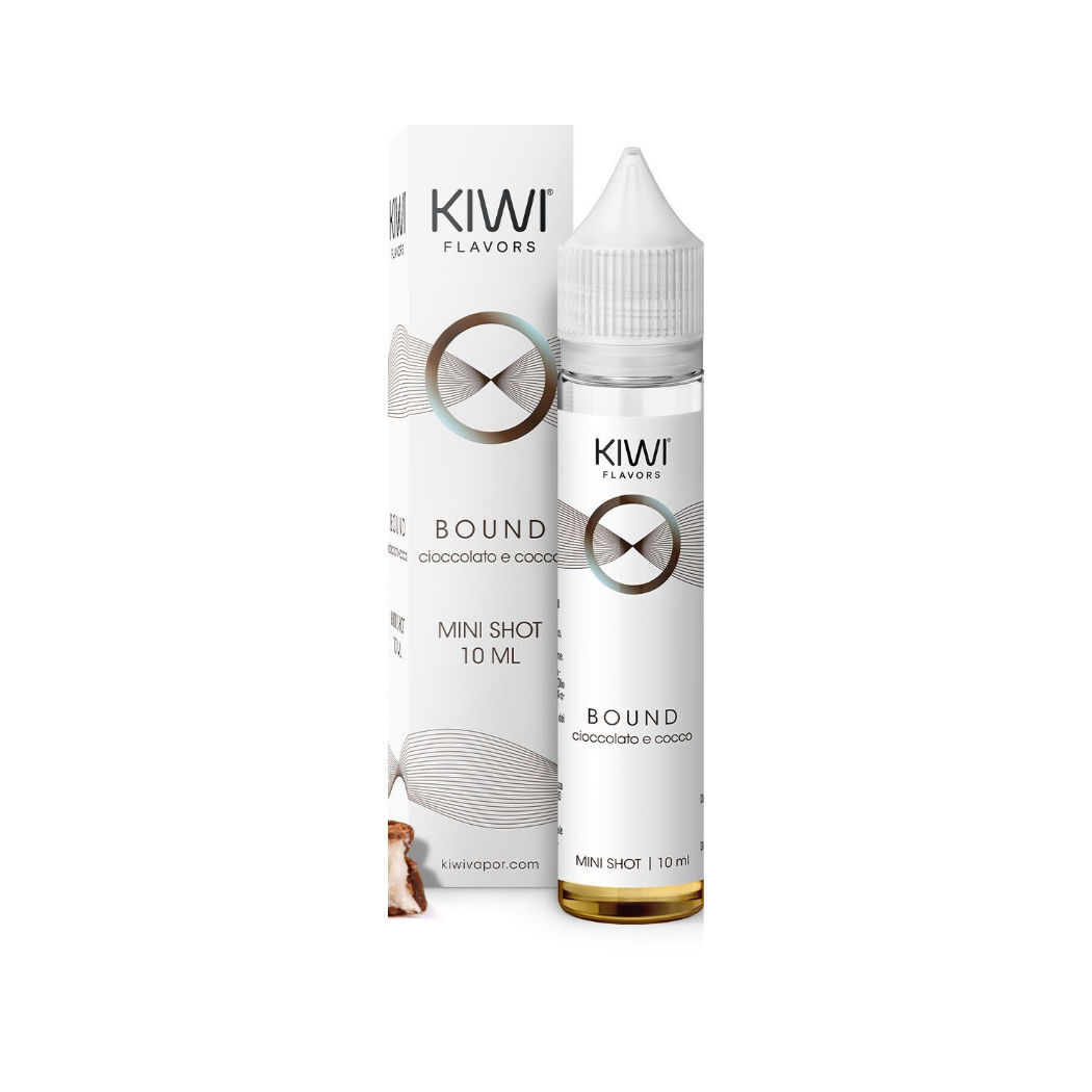 KIWI VAPOR BOUND 10 ML MINI SHOT Cioccolato Cocco