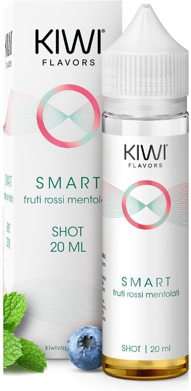 KIWI VAPOR SMART 20 ML SHOT Frutti rossi mentolati