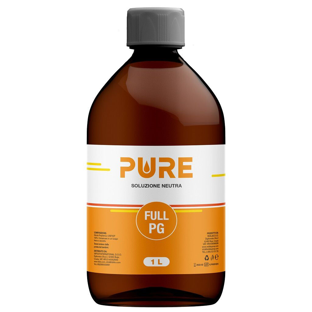 PURE FULL PG Base 1000 ML Bottiglia 1000 ML per Sigaretta Elettronica