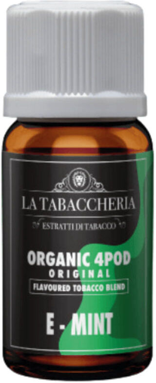 LA TABACCHERIA ORGANIC 4 POD E-MINT Aroma concentrato 10 ML Tabacco Menta