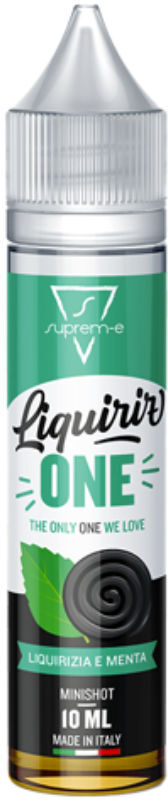 SUPREM-E LIQUIRIZONE 10 ML MINI SHOT Liquirizia Menta