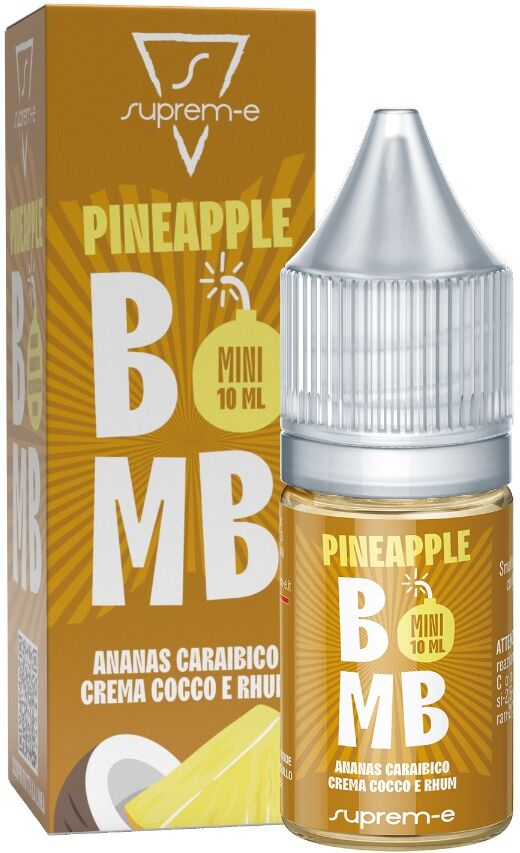 SUPREM-E PINEAPPLE BOMB 10 ML MINI SHOT Ananas Cocco Frutti tropicali