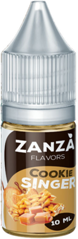 VAPLO ZANZA' COOKIE SINGER Aroma concentrato 10 ML Biscotti al cioccolato Caramello Burro di arachidi