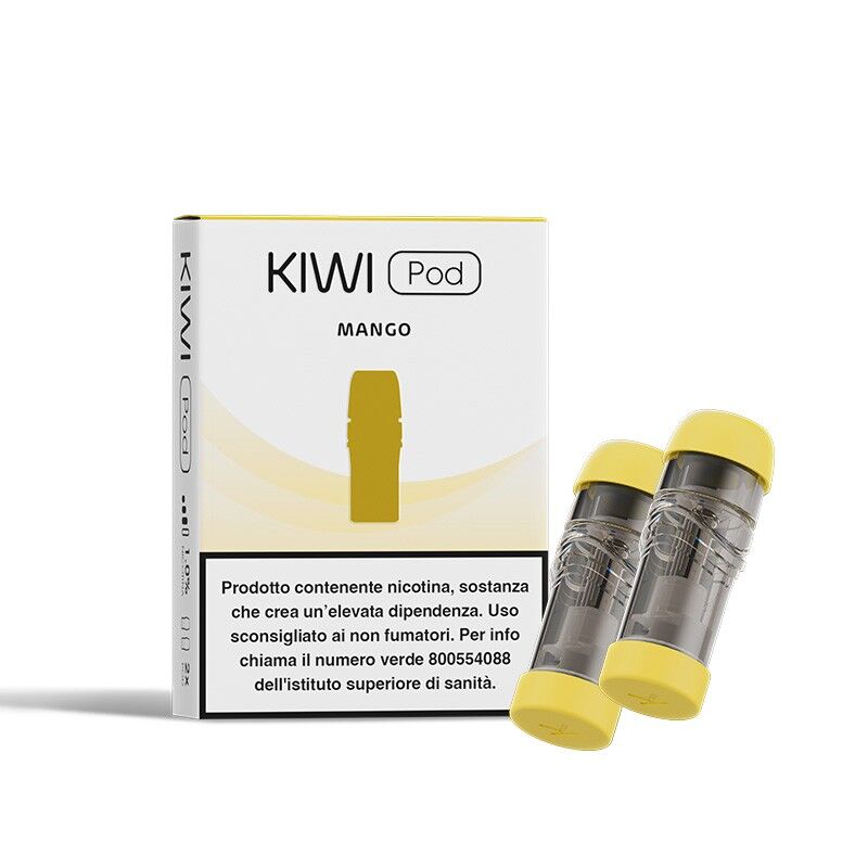 Kiwi Vapor Mango KIWI POD Resistenza Precaricata per Kiwi - 2 Pezzi