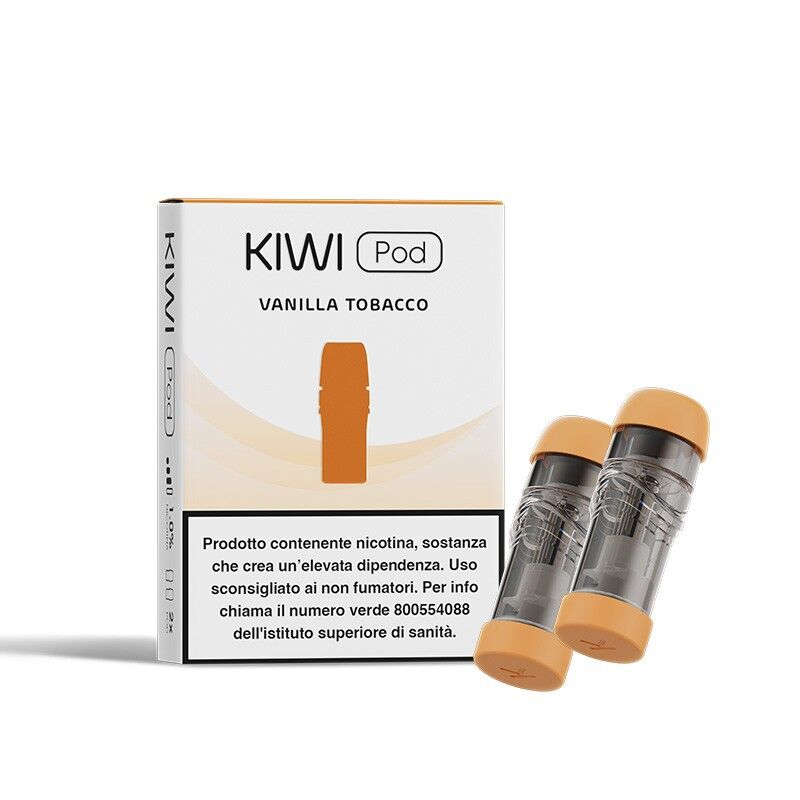 Kiwi Vapor Vanilla Tobacco KIWI POD Resistenza Precaricata per Kiwi - 2 Pezzi