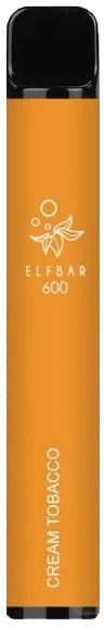 Elfbar 600 Cream Tobacco Sigaretta Usa e Getta