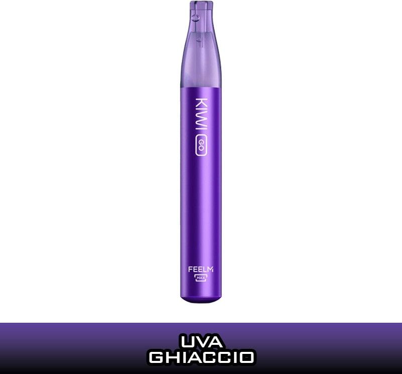 kiwi vapor kiwi go grape ice sigaretta usa e getta 750 puff