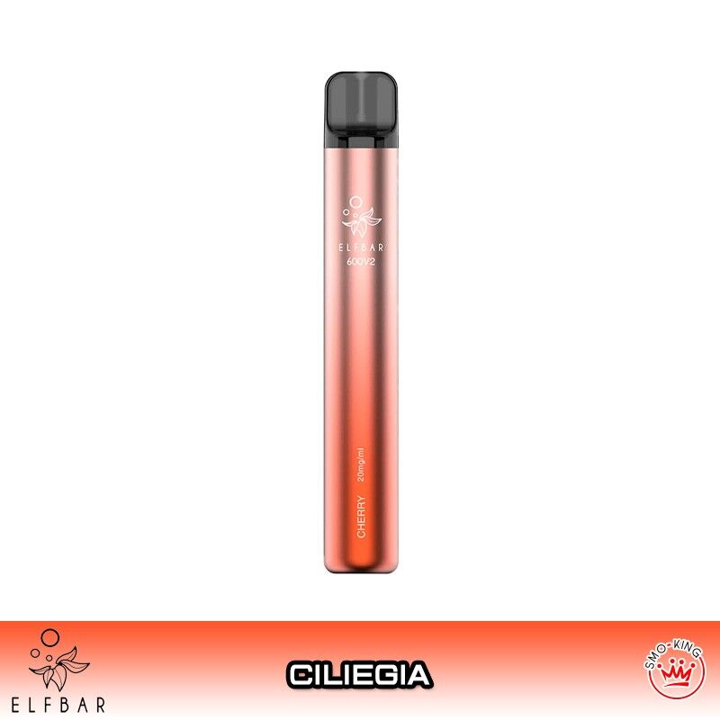 Elfbar 600V2 CHERRY Sigaretta Usa e Getta