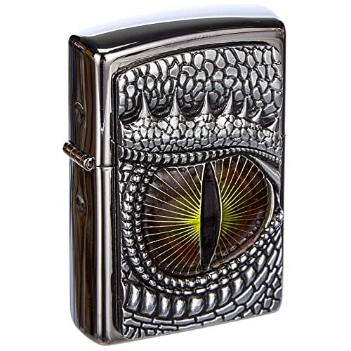 Zippo Aansteker 2002539 Dragon Eye Embleem benzine-aansteker, messing