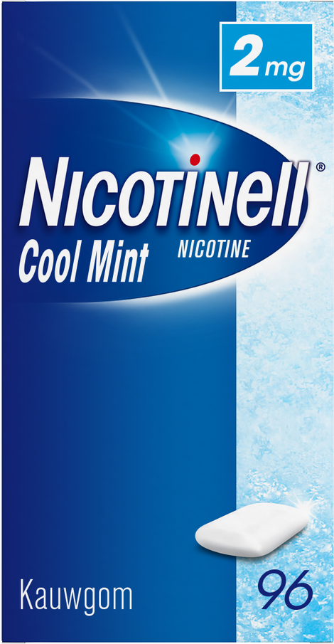 Nicotinell Kauwgom 2mg Cool Mint (Voordeelverpakking)