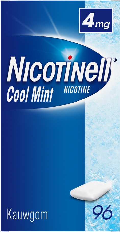 Nicotinell Kauwgom 4mg Cool Mint (Voordeelverpakking)