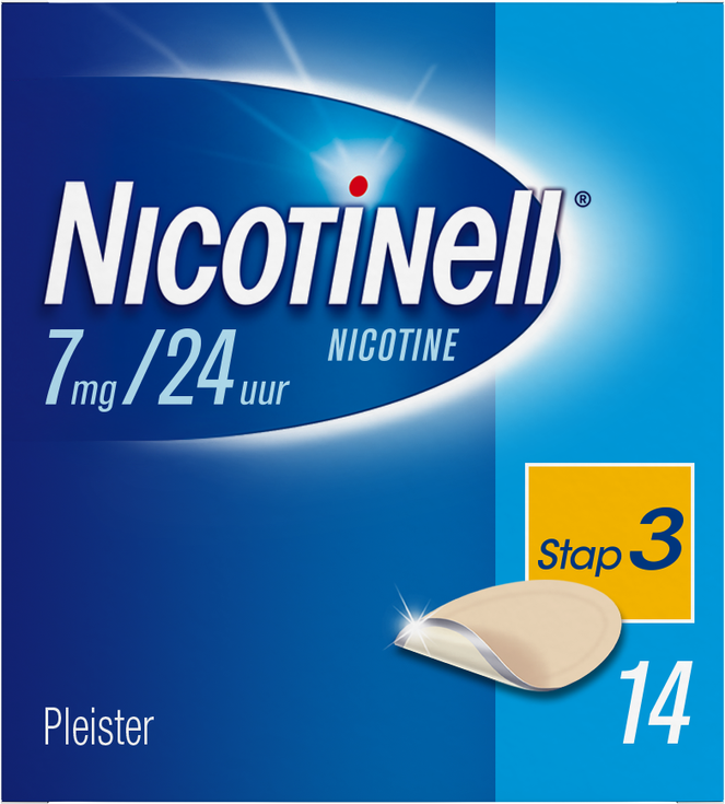 Nicotinell Pleisters TTS 10 7mg / 24uur (Voordeelverpakking)