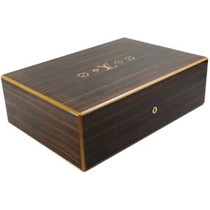 LOUIS VUITTON Cigar Case Coffret 75 Humidor Wood Brown Unisex M58560